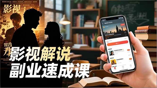 （16740期）Tk影视解说副业速成课，软件安装、全流程实操、爆款预设，新手两周变现-K6源码网