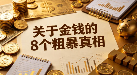 某公众号付费文章:关于金钱的8个粗暴真相-K6源码网