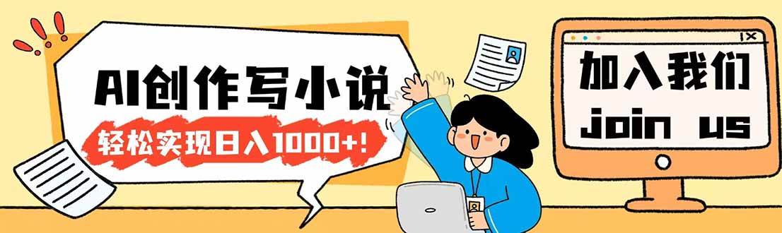（17822期）26年最新风口项目AI工具创作写小说，轻松实现日入1000+-K6源码网