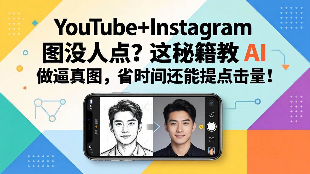（17911期）YouTube+Instagram 图没人点？这秘籍教 AI 做逼真图，省时间还能提点击量-K6源码网