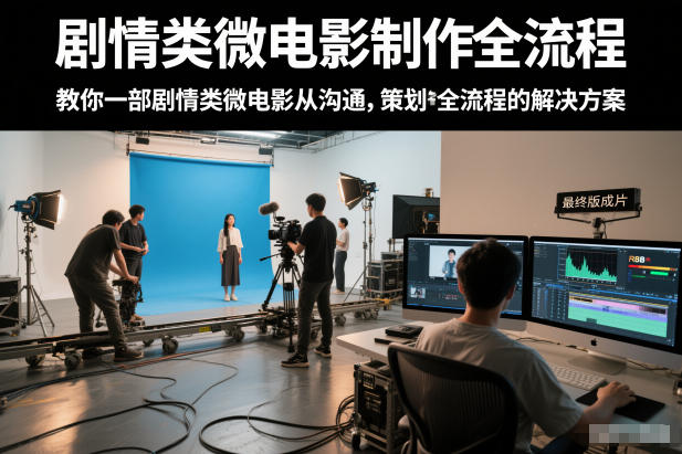 剧情类微电影制作全流程，教你一部剧情类微电影从沟通，策划到拍摄制作全流程的解决方案-K6源码网