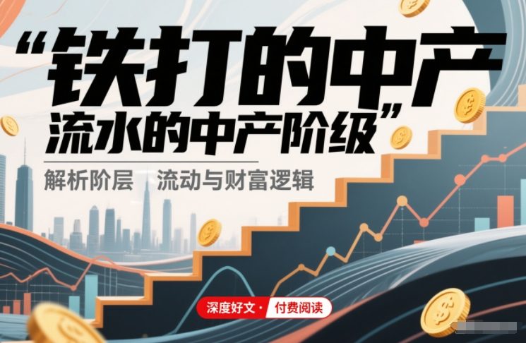 付费文章：铁打的中产，流水的中产阶级-K6源码网