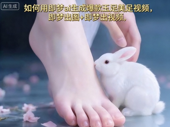 如何用即梦ai生成爆款玉足美足视频，即梦出图+即梦出视频，快速涨粉-K6源码网