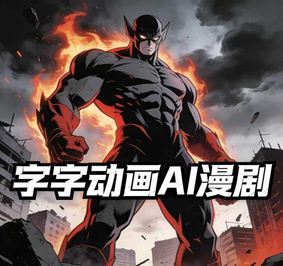 字字动画AI漫剧2026年第1期系统课程，小白看完就能学会实操的漫剧课，单人月收1-3W-K6源码网