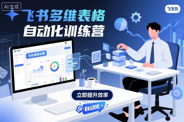 飞书多维表格自动化训练营,手把手教你告别重复处理,用多维表格开启高效办公新模式-K6源码网