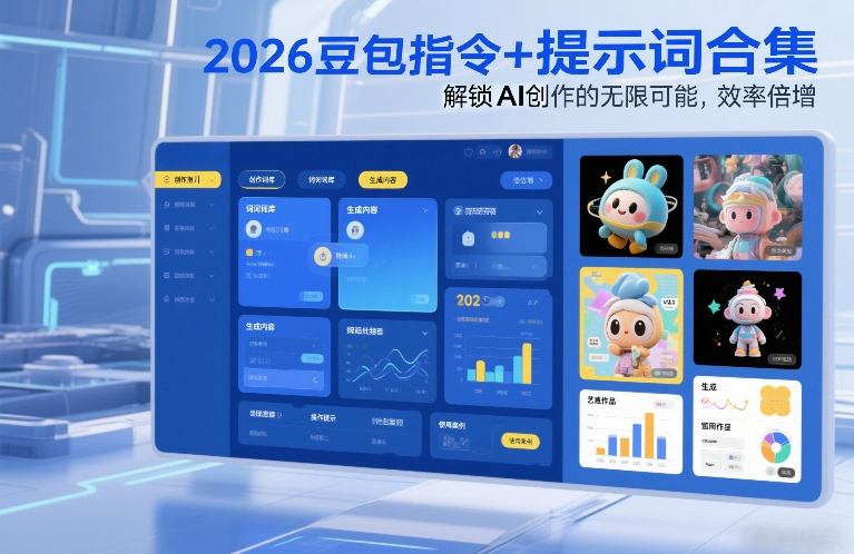 2026豆包指令+提示词合集，解锁AI创作的无限可能，效率倍增-K6源码网