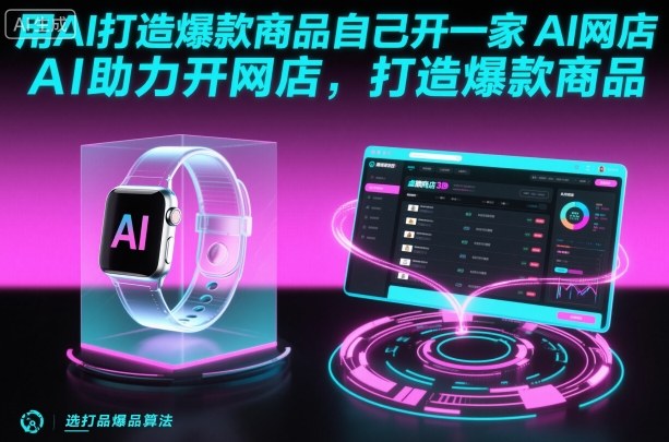 用AI打造爆款商品自己开一家AI网店,AI助力开网店,打造爆款商品-K6源码网