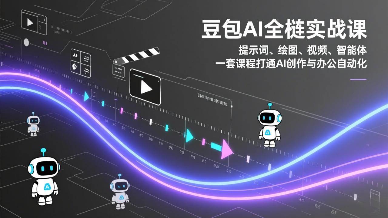 （17385期）豆包AI全栈实战课：提示词、绘图、视频、智能体，一套课程打通AI创作与办公自动化-K6源码网