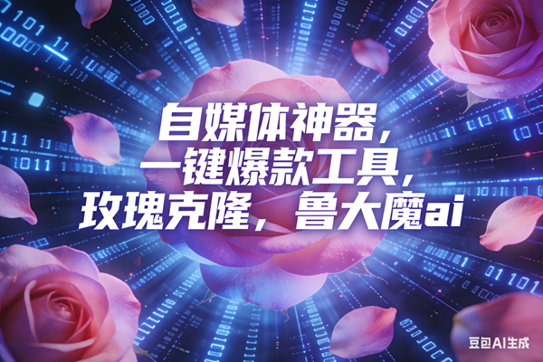 （16949期）ai鲁大魔，自媒体必备的软件，玫瑰克隆神器，一键爆款，详细教程-K6源码网
