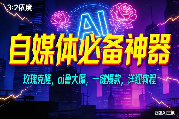 （17136期）玫瑰克隆神器，ai鲁大魔，自媒体必备工具，一键爆款神器，详细教程-K6源码网
