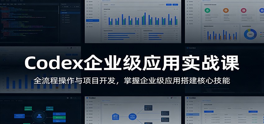 Codex企业级应用实战课：全流程操作与项目开发，掌握企业级应用搭建核心技能-K6源码网