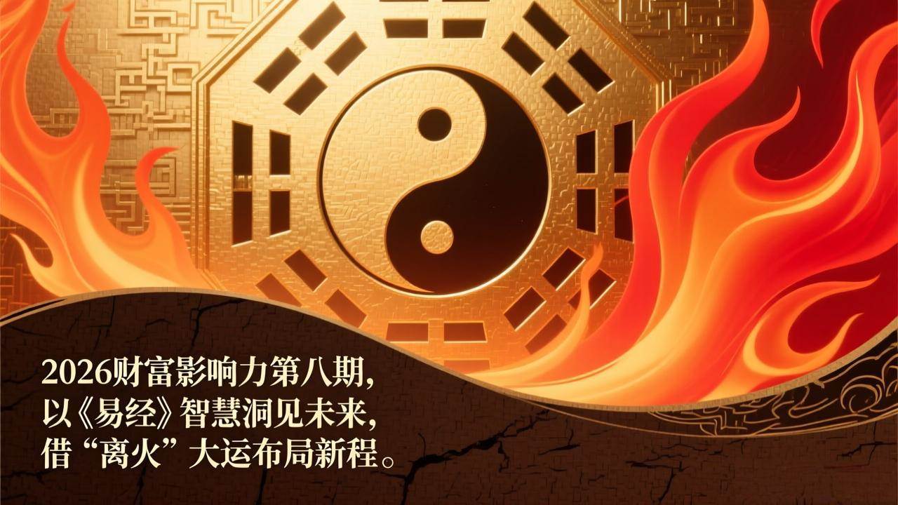 （17418期）2026财富影响力第八期，以《易经》智慧洞见未来，借“离火”大运布局新程-K6源码网