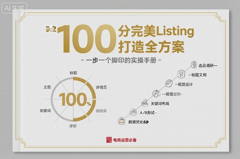 100分完美Listing打造全方案，想要完美listing必须是需要一步一个脚印的-K6源码网