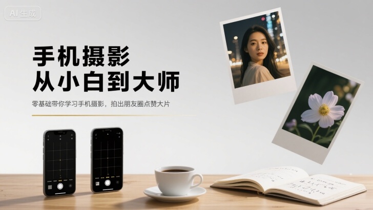 手机摄影从小白到大师，零基础带你学习手机摄影，拍出朋友圈点赞大片-K6源码网