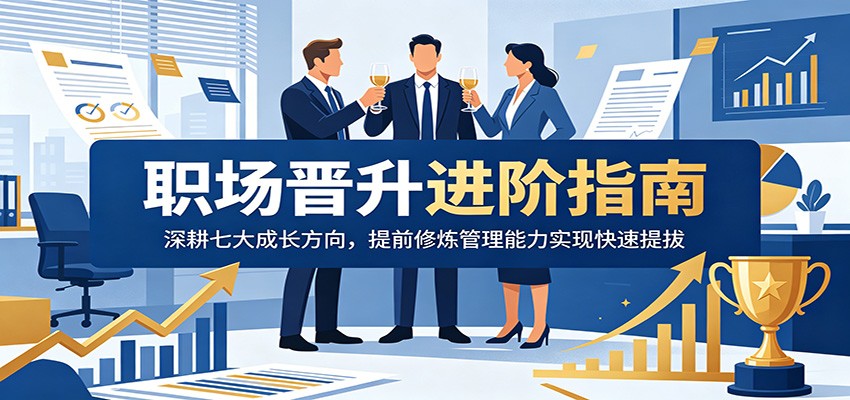 职场晋升进阶指南：深耕七大成长方向，提前修炼管理能力实现快速提拔-K6源码网