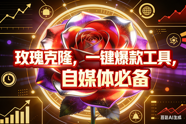 （17792期）玫瑰克隆，ai鲁大魔工具，自媒体必备神器，一键爆款，详细教程。-K6源码网