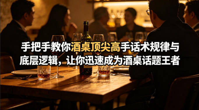 付费文章:手把手教你酒桌顶尖高手话术规律与底层逻辑,让你迅速成为酒桌话题王者(二十年全网独家经验分享)-K6源码网
