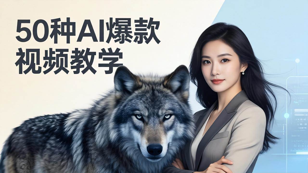 （17815期）50种AI爆款视频教学：影视级古诗词+治愈萌宠+山海经蛟龙，高阶宝典商业落地-K6源码网