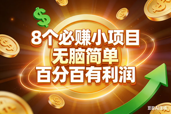 (17178期)10个必赚小项目,无脑简单,百分百有利润,副业首选,日入200+-K6源码网
