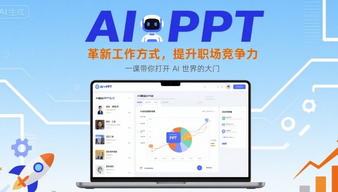 AI+PPT：革新工作方式，提升职场竞争力，一课带你打开 AI 世界的大门-K6源码网