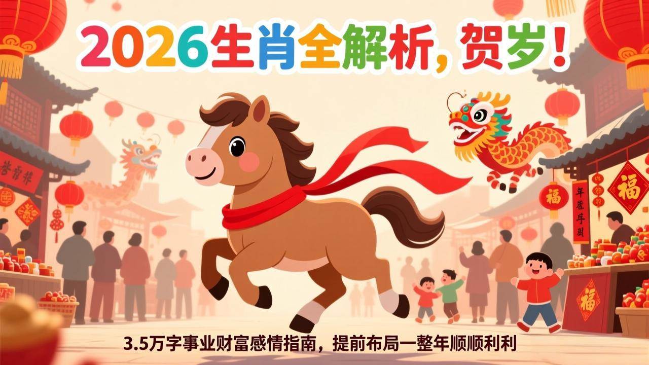 （17428期）付费文章：贺岁！2026生肖全解析，3.5万字事业财富感情指南，提前布局一整年顺顺利利-K6源码网