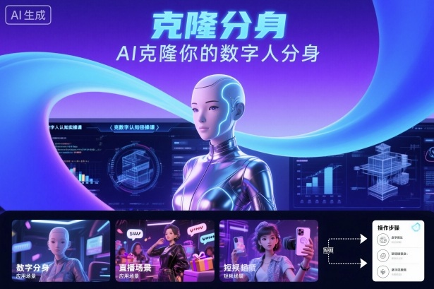 AI数字人认知实操课,克隆你的数字人分身-K6源码网