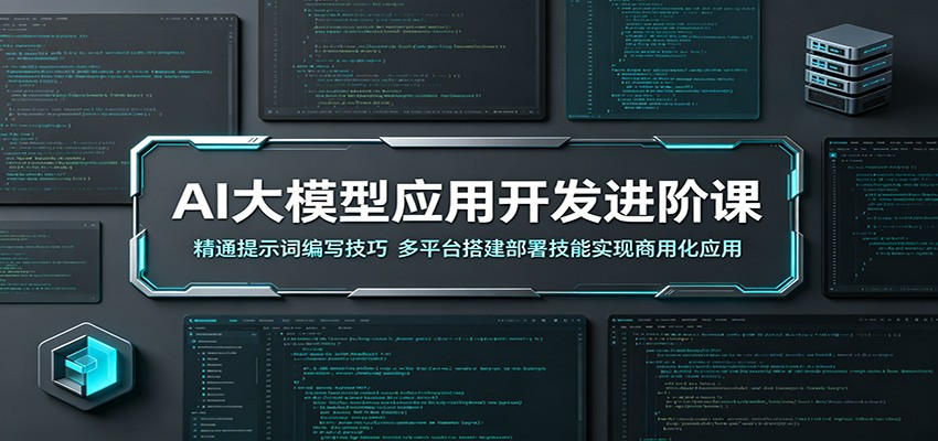 AI大模型应用开发进阶课:精通提示词编写技巧,多平台搭建部署技能实现商用化应用-K6源码网