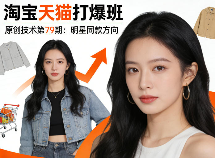 《淘宝天猫打爆班》原创技术第79期：明星同款方向-K6源码网