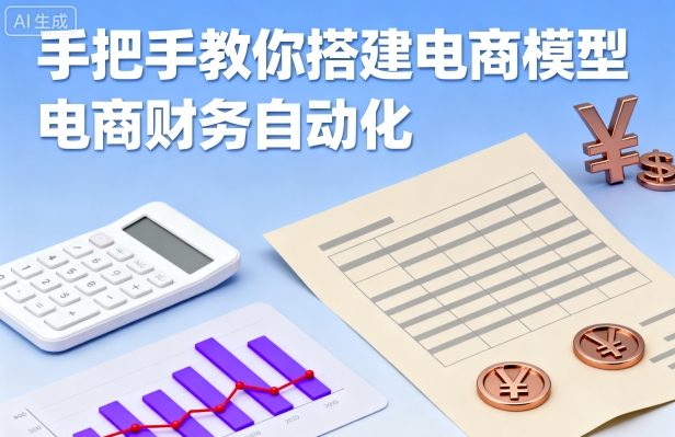 手把手教你搭建电商模型-电商财务自动化-K6源码网