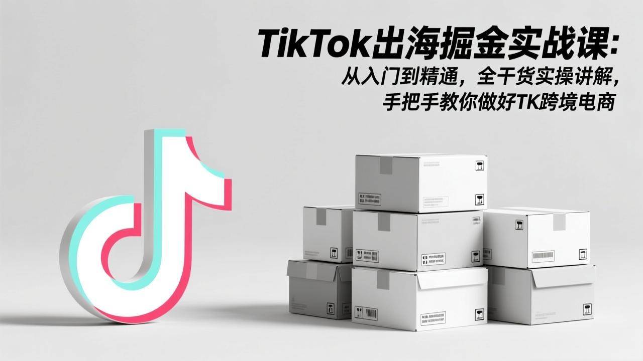 （17368期）TikTok出海掘金实战课：从入门到精通，全干货实操讲解，手把手教你做好TK跨境电商-K6源码网