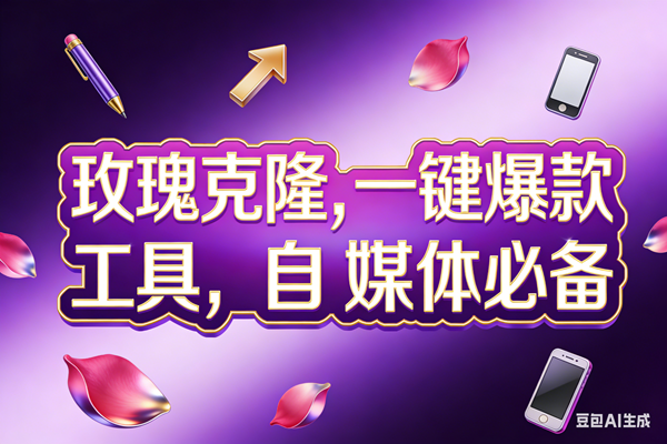 （17695期）玫瑰克隆工具，ai鲁大魔，自媒体必备神器，一键爆款，详细教程。-K6源码网