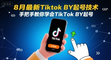 8月最新Tiktok搬运起号技术,手把手教你学会TikTok搬运起号-K6源码网