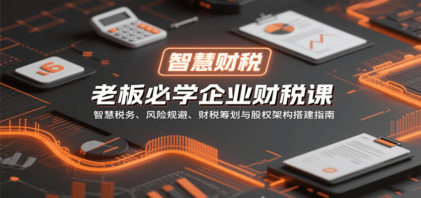 老板必学企业财税课：智慧税务、风险规避、财税筹划与股权架构搭建指南-K6源码网