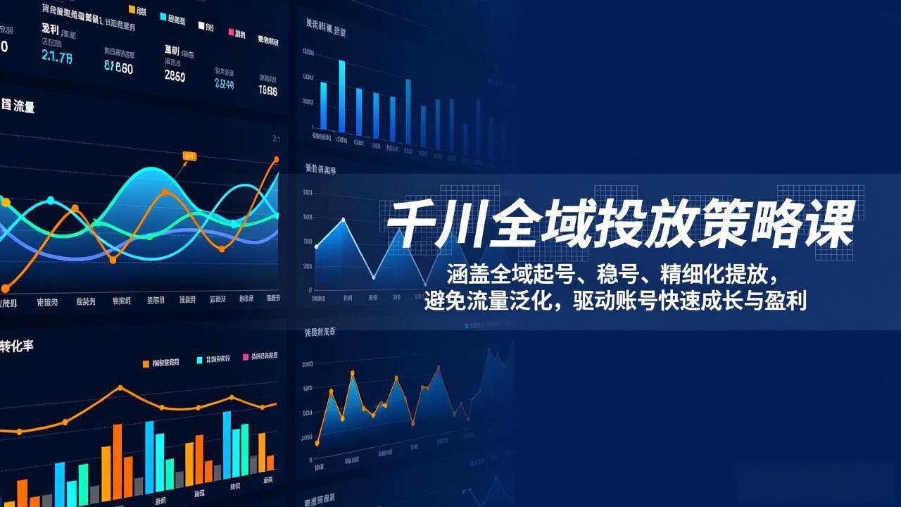 （17285期）千川全域投放策略课：涵盖全域起号、稳号、精细化投放，避免流量泛化，驱动账号快速成长与盈利-K6源码网