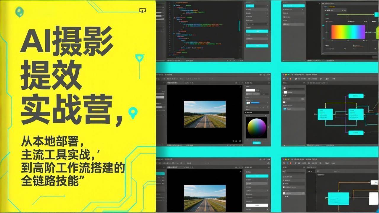 （17393期）AI+摄影提效实战营，从本地部署，主流工具实战，到高阶工作流搭建的全链路技能-K6源码网