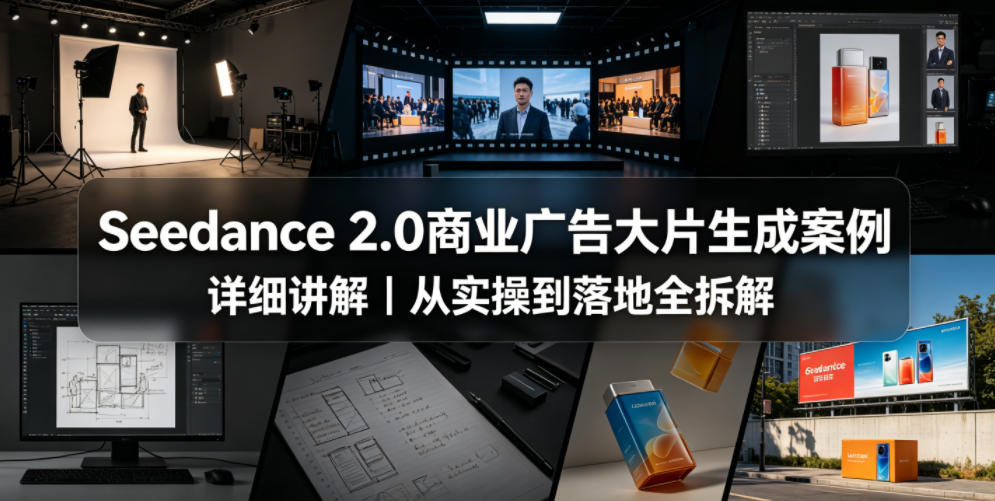 Seedance 2.0商业广告大片生成案例详细讲解｜从实操到落地全拆解-K6源码网
