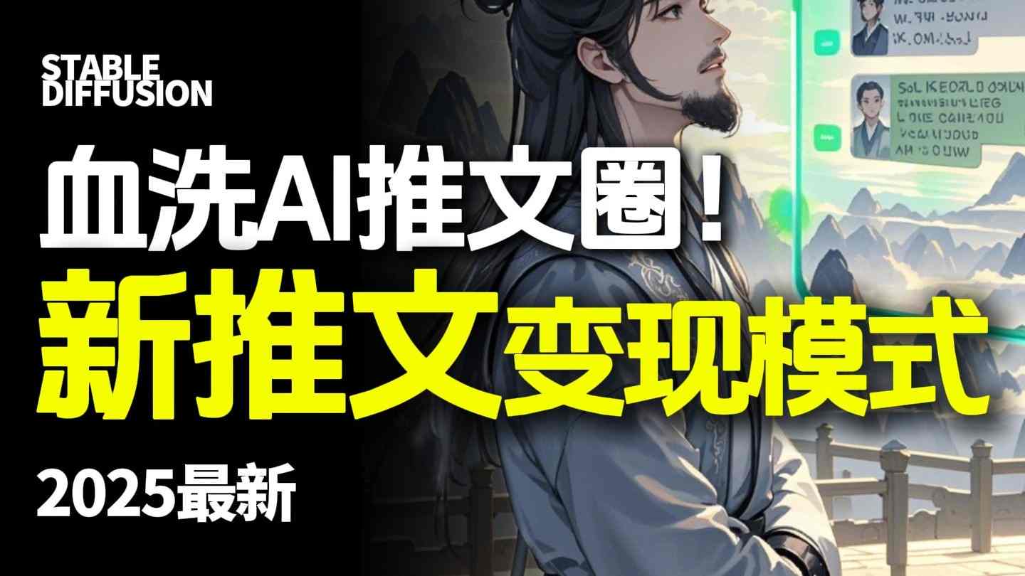 最新AI动态电影漫画小说推文，全流程实操教学，小白也能月入1W+-K6源码网
