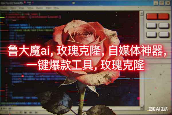 （16971期）ai鲁大魔，自媒体必备的软件，玫瑰克隆神器，一键爆款，详细教程-K6源码网