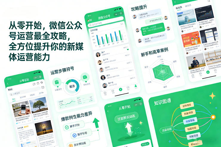 从零开始，微信公众号运营最全攻略，全方位提升你的新媒体运营能力-K6源码网