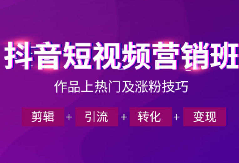 抖音短视频运营班,一门课学会作品上热门及涨粉技巧,引流转化剪辑变现(2026年5月)-K6源码网