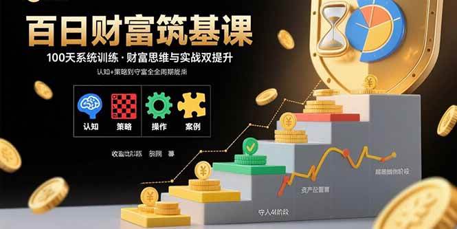 (15874期)百日财富筑基课:认知+策略+实操+案例拆解 实现从创富到守富全周期能力-K6源码网