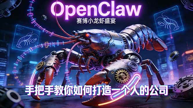 （17684期）OpenClaw，小龙虾-从产品到爆款的成长之路，手把手教你如何打造一个人的公司-K6源码网