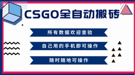 CSGO全自动搬砖,年底钱回家好项目,当天可拿到结果,新手小白轻松月入1W+【揭秘】-K6源码网