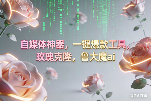 （16957期）ai鲁大魔，自媒体必备的软件，玫瑰克隆神器，一键爆款，详细教程-K6源码网