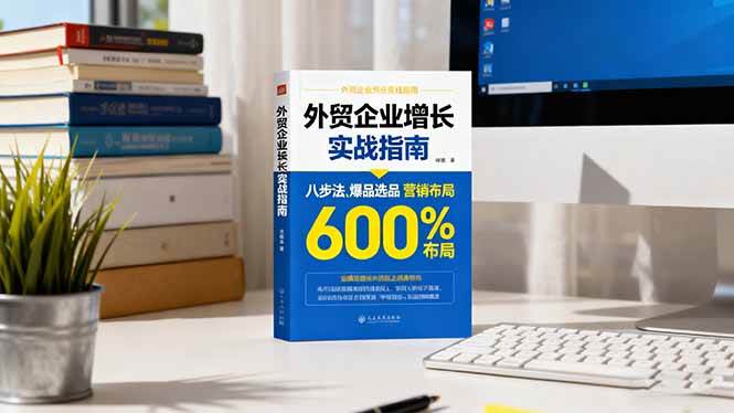 (16296期)外贸企业增长实战指南,八步法、爆品选品、营销布局,业绩增长300%-K6源码网
