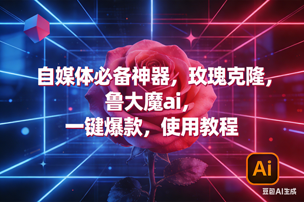 （17285期）玫瑰克隆神器，ai鲁大魔，自媒体必备工具，一键爆款神器，详细教程。-K6源码网