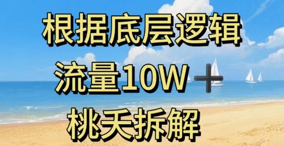 据底层逻辑,流量10W+,以安全知识科普为例-K6源码网