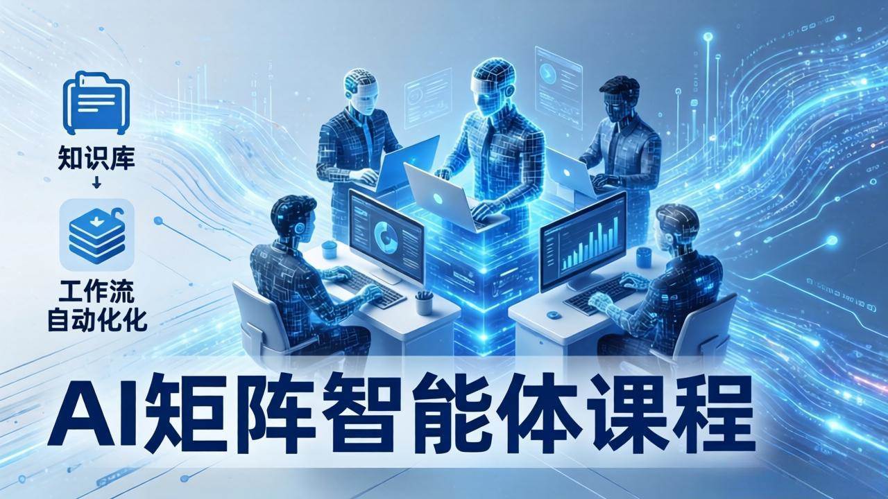 （17759期）AI矩阵智能体实战：100个数字员工批量生产内容，文本知识库+工作流自动化全搞定-K6源码网