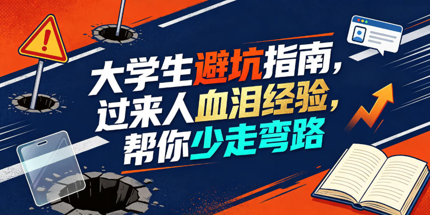 某公众号付费文章:大学生避坑指南,过来人血泪经验,帮你少走弯路-K6源码网