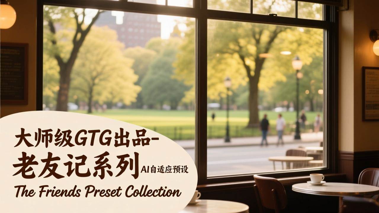 （17403期）大师级GTG出品-老友记系列AI自适应预设The Friends Preset Collection-K6源码网